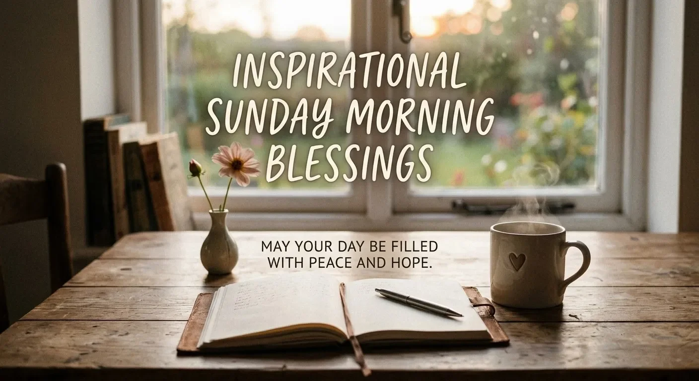 Inspirational Sunday Morning Blessings for Hope and Encouragement