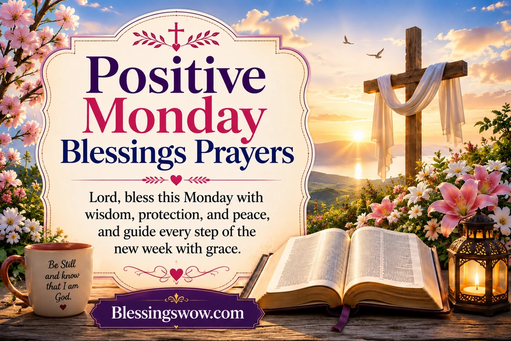 Positive Monday Blessings Prayers