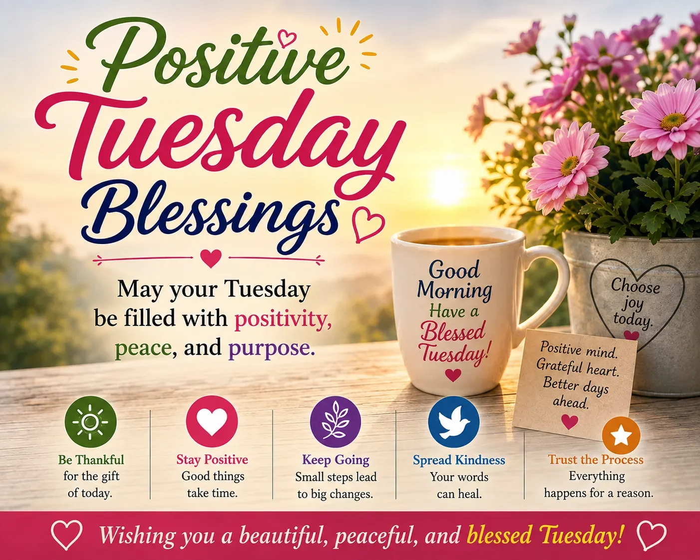 Positive Tuesday Blessings