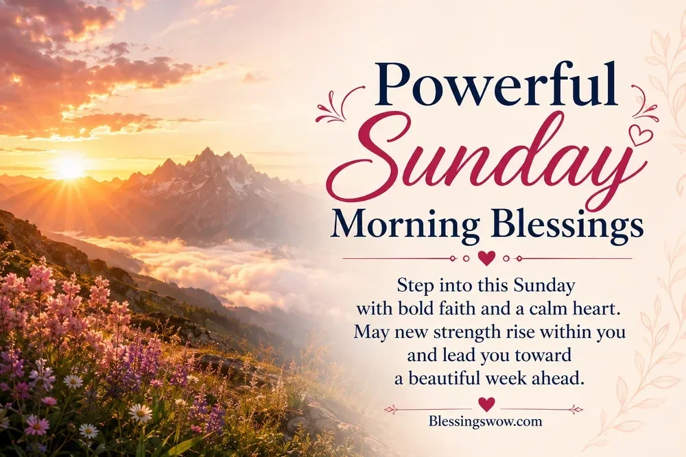 Powerful Sunday Morning Blessings
