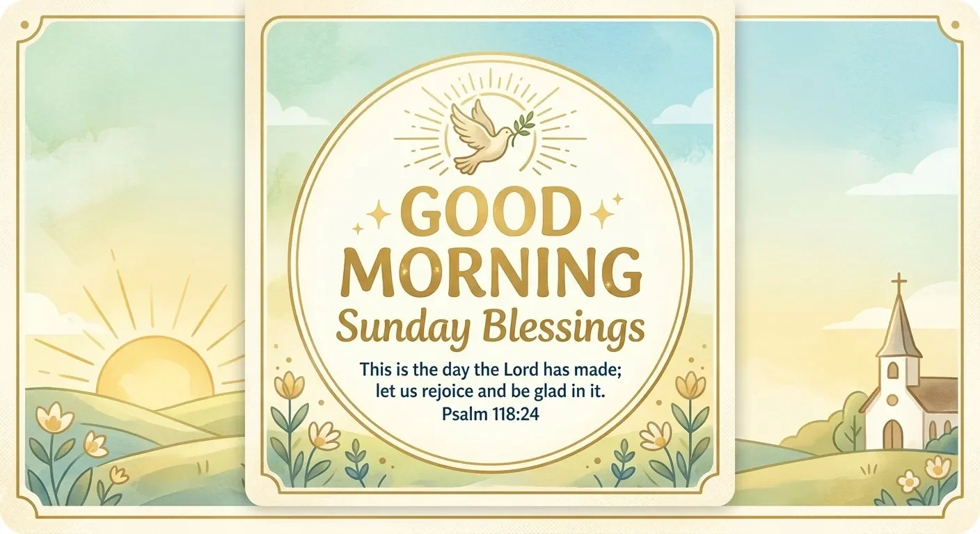 Religious Good Morning Sunday Blessings and Prayers