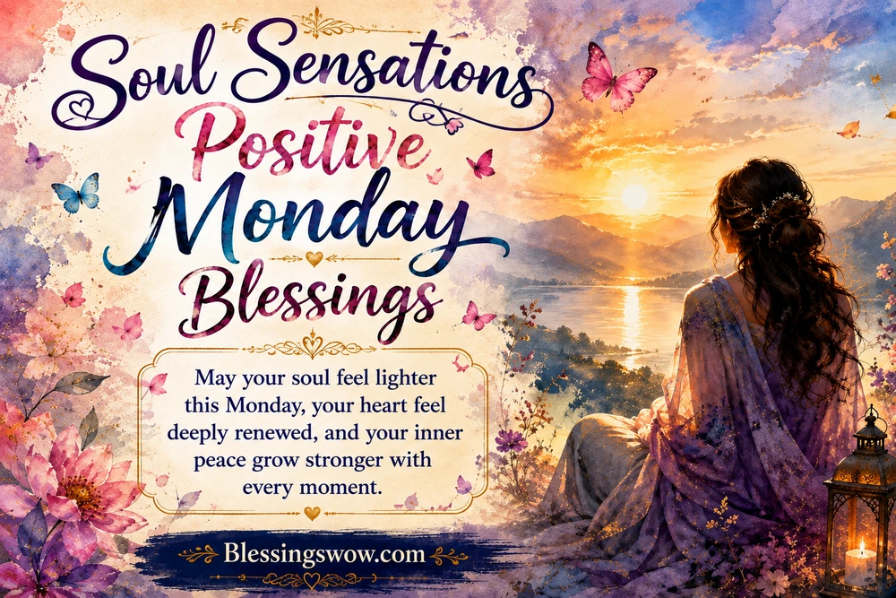 Soul Sensations Positive Monday Blessings
