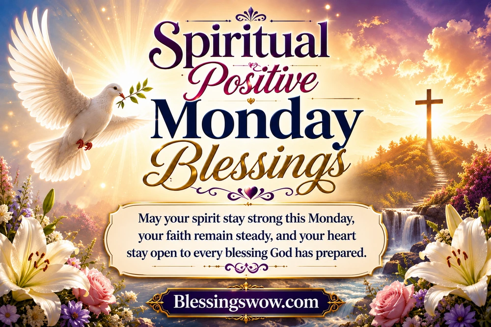 Spiritual Positive Monday Blessings