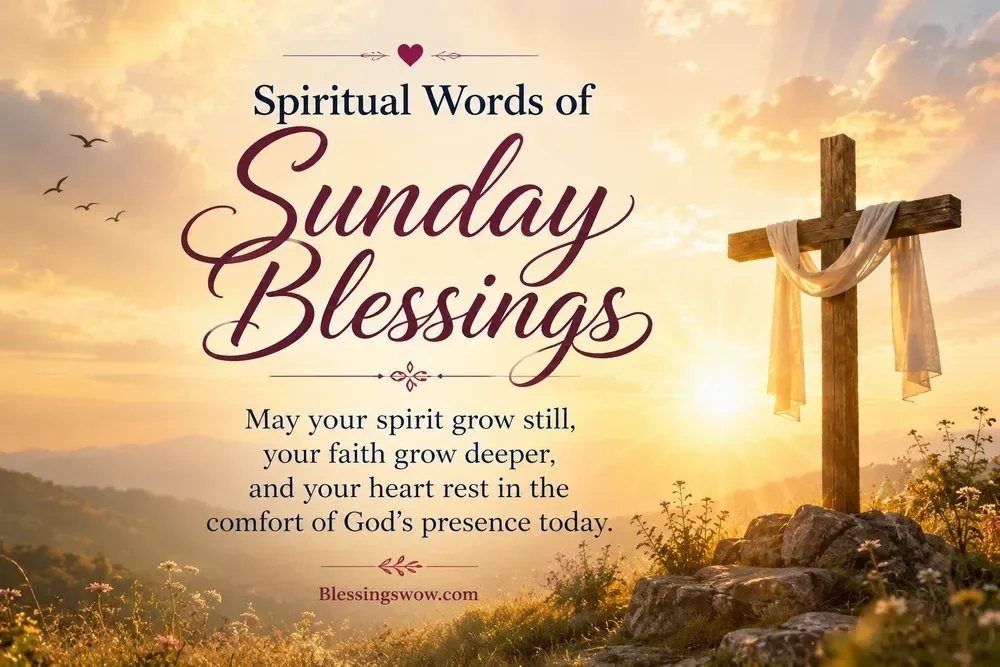 Spiritual Words of Sunday Blessings