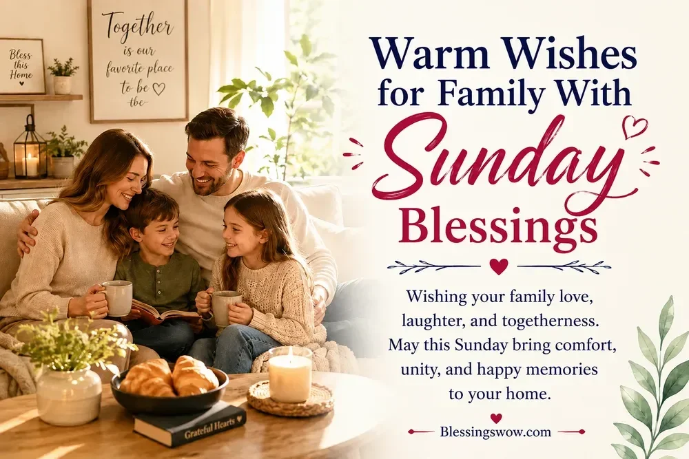 Warm Wishes for Family With Sunday Blessings