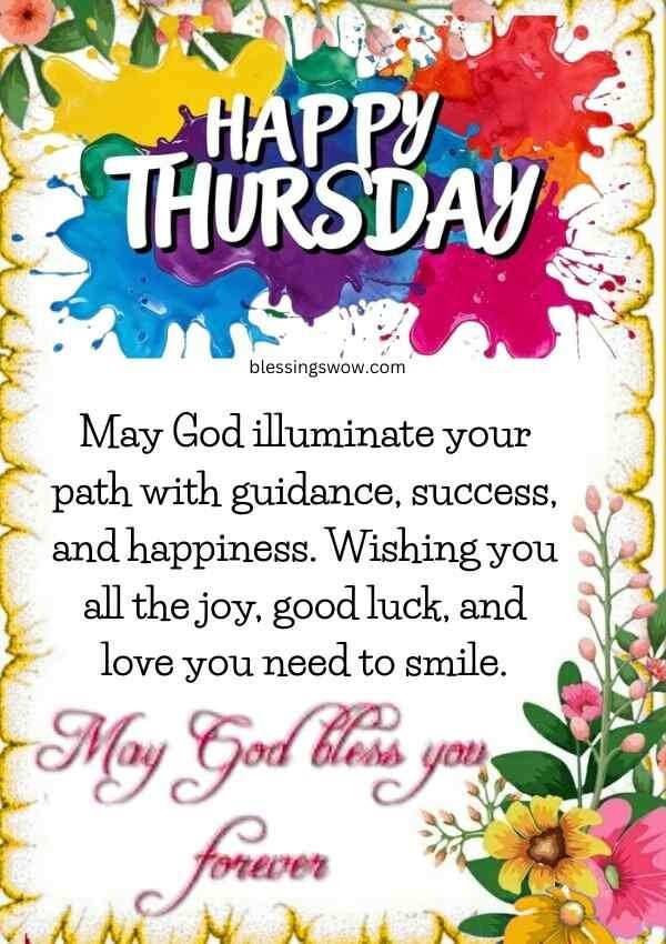 Happy Thursday Blessings