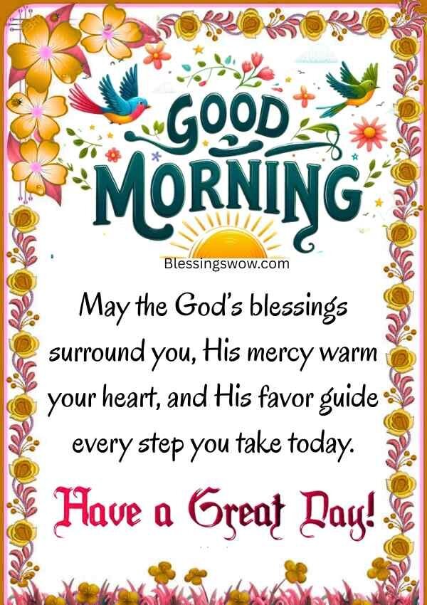 Sweet Good Morning Greetings and Blessings